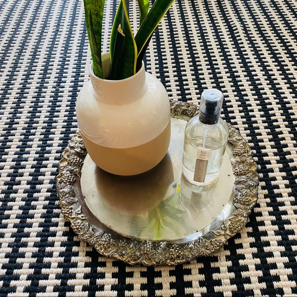 Vintage Silver Trays Versatile Use Bundle of 2